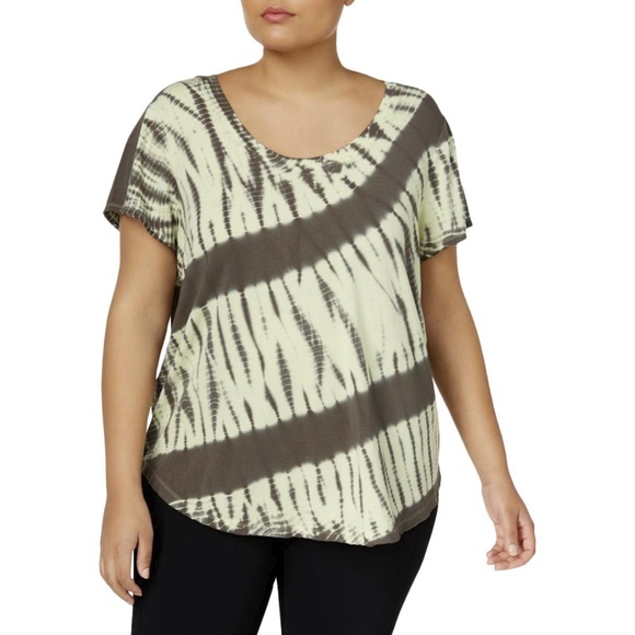 calvin klein performance tie dye top